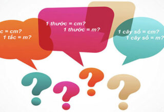 1 tấc, 1 li, 1 phân, 1 thước bằng bao nhiêu mét, cm?