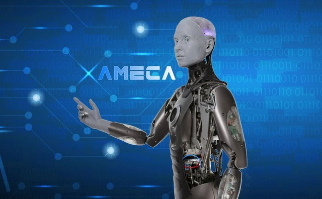 robot-ameca-1 Robot Ameca là "gương mặt tương lai của robot".