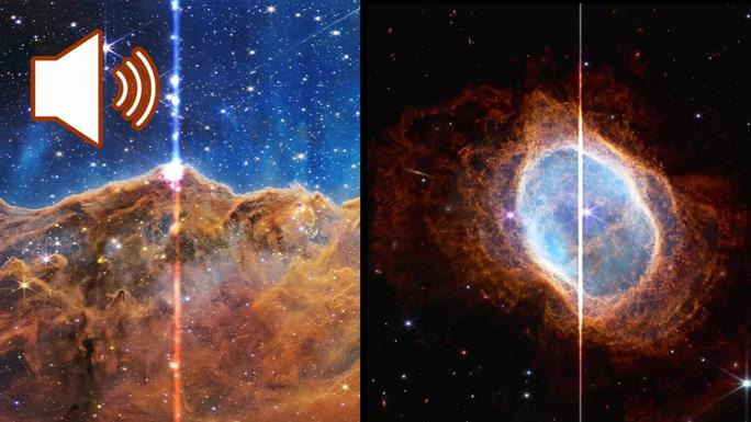 ban-nhac-ma-quai-tu-tinh-van-1 Hai tinh vân được NASA lựa chọn để mã hóa dữ liệu thành bản nhạc