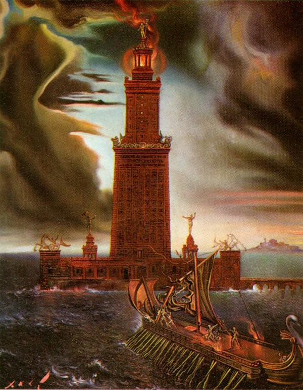 hai-dang-alexandria-7 Theo ước tính, quá trình xây dựng hải đăng Alexandria tiêu tốn một số tiền khổng lồ khoảng 800 talents