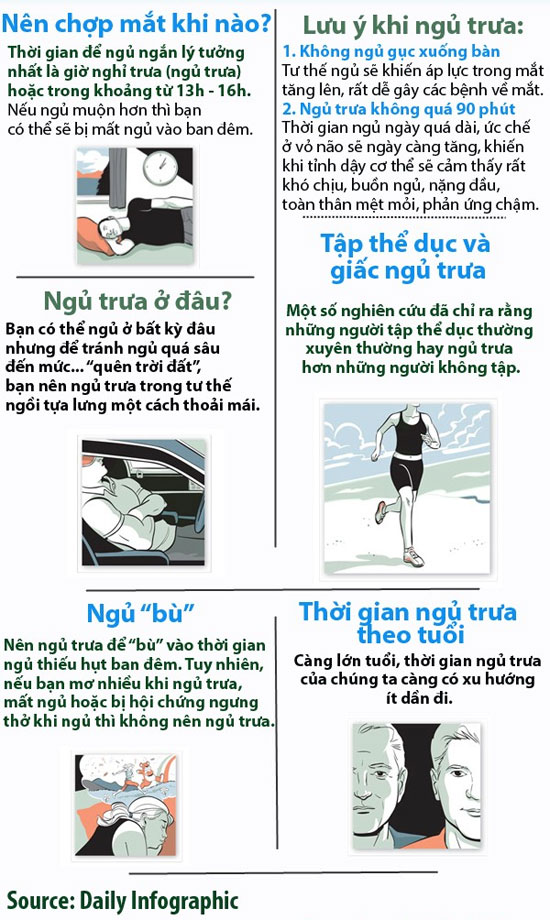 Học cách ngủ trưa "chuyên nghiệp" nhờ bí kíp khoa học